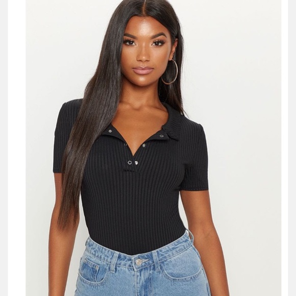 collared bodysuit